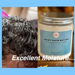 Organic Baby Hair Butter , With Shea Butter And Coconut Oil